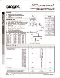 DDTC124XCA Datasheet