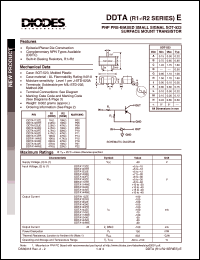 DDTA113ZKA Datasheet