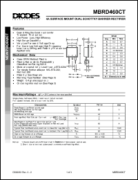 MBRD460CT Datasheet