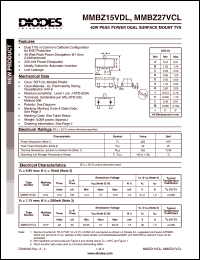 MMBZ20VAL Datasheet