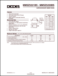 MMSZ5232BT1 Datasheet