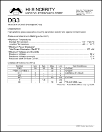 DB3 Datasheet