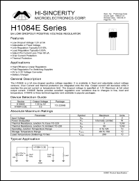 H1084E Datasheet