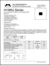 H1085J Datasheet