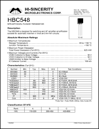 HBCW65C Datasheet