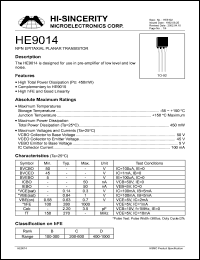 HE9014 Datasheet