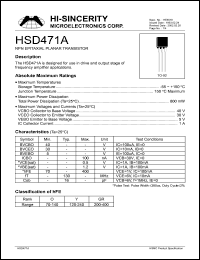 HSD879D Datasheet