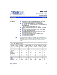 EPM7128STC100-6F Datasheet