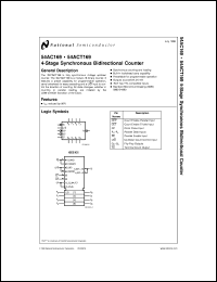 54ACT169FM-MLS Datasheet