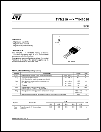 TYN610 Datasheet