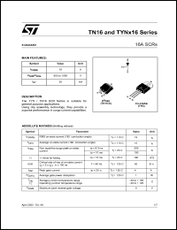 TN1625-800G Datasheet