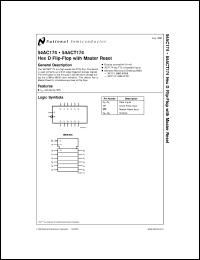 54ACT174FM-MLS Datasheet