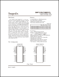 GM71C17400CT-6 Datasheet