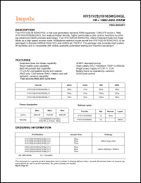 HY51V18163HGJ-5 Datasheet