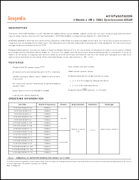 HY57V651620BLTC-10 Datasheet
