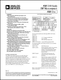 ADSP-2101KS-66 Datasheet