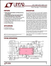 LTC1421ISW-2.5 Datasheet