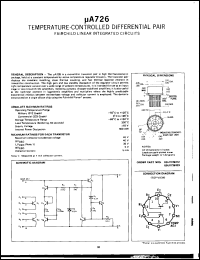 uA726 Datasheet