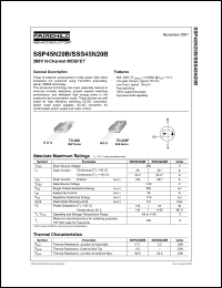 SSP45N20B Datasheet