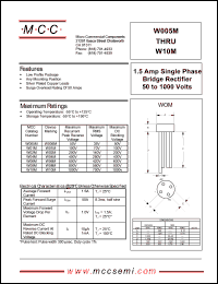 W06M Datasheet