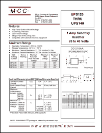 UPS120E Datasheet