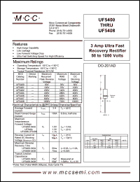 UF5408 Datasheet