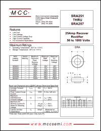 SRA251 Datasheet