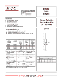 SR206 Datasheet