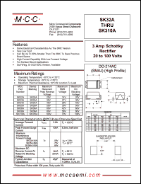 SK38A Datasheet