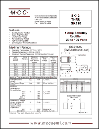 SK110 Datasheet