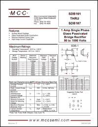 SDB105 Datasheet