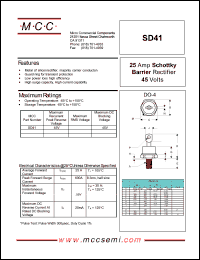 SD41 Datasheet