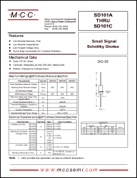 SD101C Datasheet