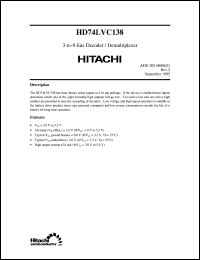 HD74LVC574A Datasheet