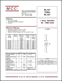 RL101 Datasheet