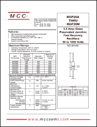 RGP20D Datasheet