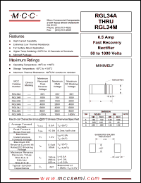 RGL34J Datasheet
