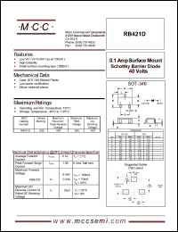 RB421D Datasheet