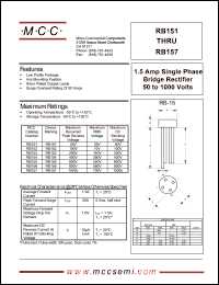 RB152 Datasheet