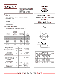 RA507 Datasheet
