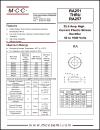 RA256 Datasheet