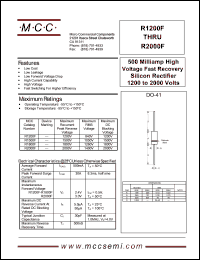 R1800F Datasheet