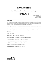 HD74LVCZ245A Datasheet