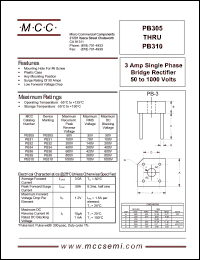 PB38 Datasheet