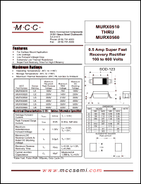 MURX0510 Datasheet
