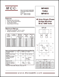 MP408 Datasheet