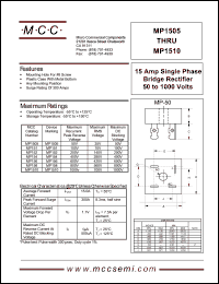 MP152 Datasheet