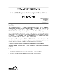 HD74ALVCHR162269A Datasheet