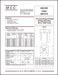 MB1010 Datasheet