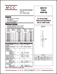 HER106 Datasheet